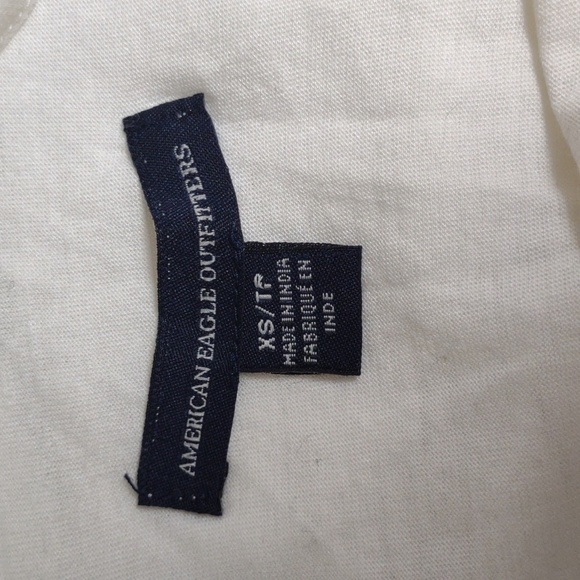 AMERICAN Eagle strap crop with sheer decorative overlay, size XS, EUC - Picture 5 of 9